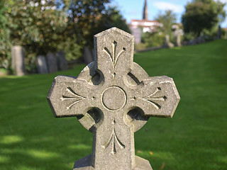 Image showing Glasgow cemetery