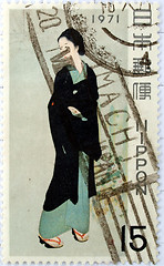 Image showing Japanese stamps