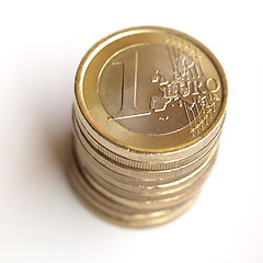 Image showing Euro coins