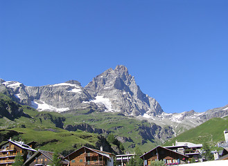 Image showing Alps mountains