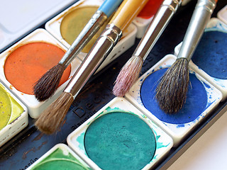 Image showing Painting tools