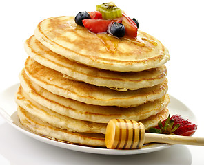 Image showing stack of pancakes