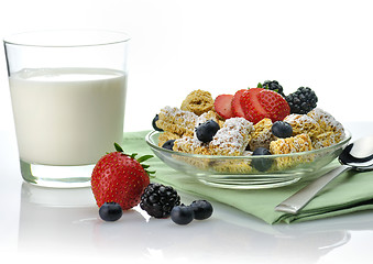 Image showing healthy breakfast,Shredded Wheat Cereal