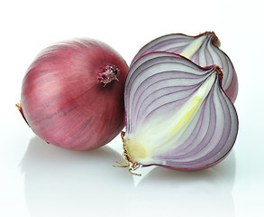 Image showing red onions