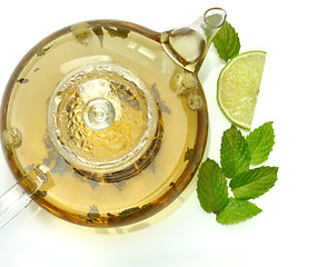 Image showing green tea composition