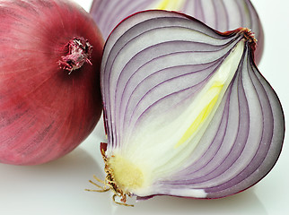 Image showing red onions