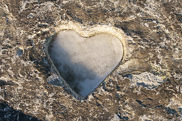 Image showing Icy heart.