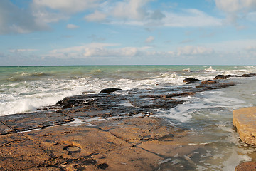 Image showing Shore of the Caspian Sea.