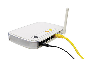 Image showing White modem.