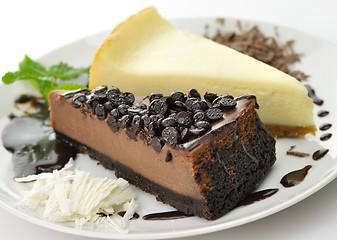 Image showing cheesecakes