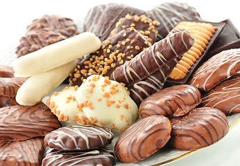 Image showing chocolate cookies 