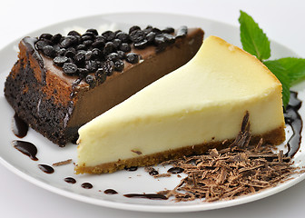 Image showing cheesecakes