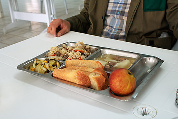 Image showing Tray of food.