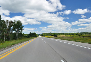 Image showing empty road 