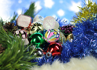 Image showing christmas vintage decoration 