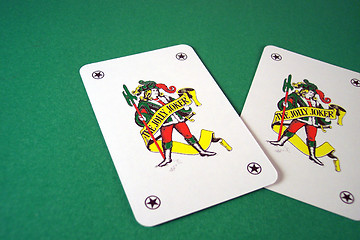 Image showing joker cards