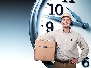 Image showing delivery on time