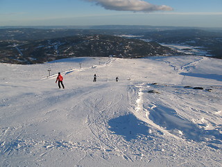 Image showing Skiing in Norway