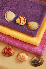 Image showing Colorful towels