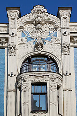 Image showing Detail of Art Nouveau or Jugenstil building