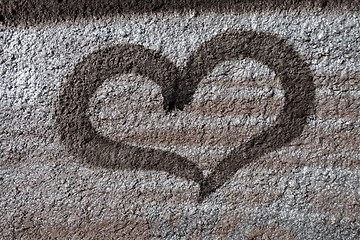 Image showing Graffiti heart