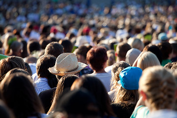 Image showing Large crowd of people