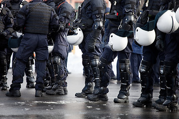 Image showing Riot Police
