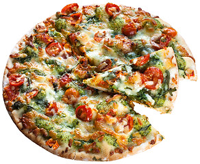 Image showing Pizza rucoli