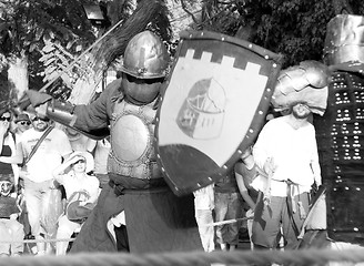 Image showing Knight battle in Jerusalem