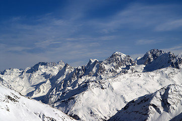 Image showing View from the slope of Mount Elbrus