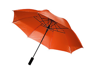 Image showing red umbrella  isolated 