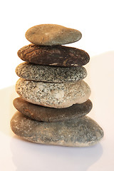 Image showing pyramid of pebbles 