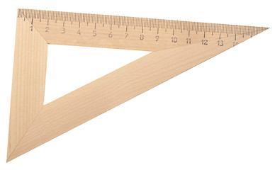 Image showing wooden ruler