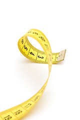 Image showing Yellow measuring tape 