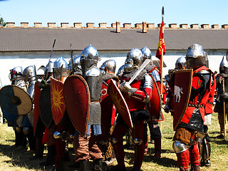 Image showing Knights fight