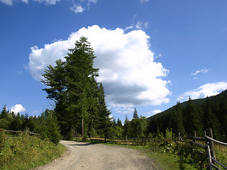 Image showing Mountain road