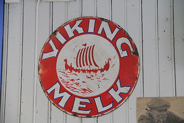 Image showing viking melk sign