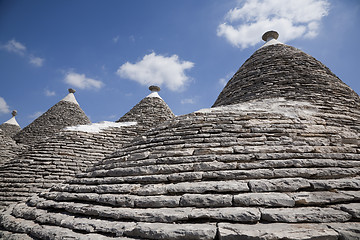 Image showing Trulli roofs Alberobello