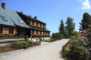 Image showing Cottage in mountains