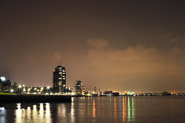 Image showing Rotterdam night view