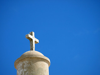 Image showing Stone cross