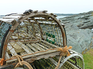 Image showing Lobster traps