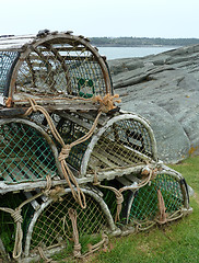 Image showing Lobster traps