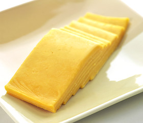 Image showing cheese slices