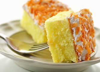 Image showing fresh cake on a plate