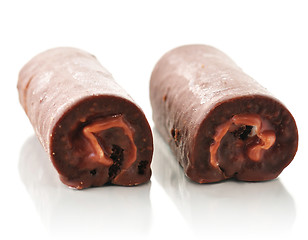 Image showing chocolate cake rolls 