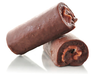 Image showing chocolate cake rolls