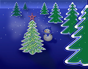 Image showing christmas composition