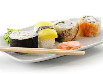 Image showing sushi assortment