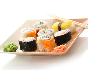 Image showing sushi assortment